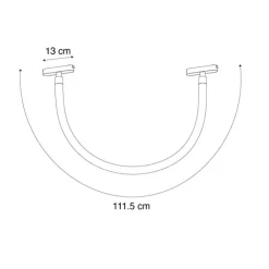 QAZQA Schlafzimmerlampen|Küchenlampen*Moderne weiße Hängelampe für 1-phasiges Schienensystem 8W 3000K - Magnetic Tautau