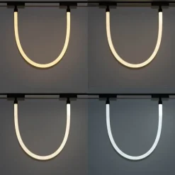 QAZQA Schlafzimmerlampen|Küchenlampen*Moderne weiße Hängelampe für 1-phasiges Schienensystem 8W 3000K - Magnetic Tautau