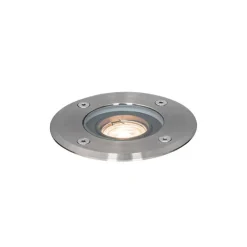 QAZQA Gartenbeleuchtung|Bodenstrahler Außen*Moderner Außen-Bodenstrahler aus Stahl 35 mm verstellbar IP65 - Delux