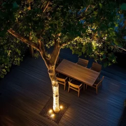 QAZQA Gartenbeleuchtung|Bodenstrahler Außen*Moderner Außen-Bodenstrahler schwarz AR70 verstellbar IP65 - Delux