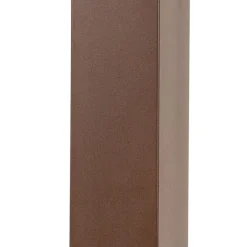 QAZQA Gartenbeleuchtung|Stehlampen Außen*Moderner Außenlaternenpfahl rostbraun 80 cm - Malios