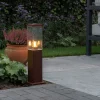 QAZQA Gartenbeleuchtung|Stehlampen Außen*Moderner Außenlaternenpfahl rostbraun 45 cm - Malios