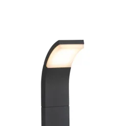 QAZQA Gartenbeleuchtung|Led-Außenleuchten*Moderner Außenmast Anthrazit 60 cm inkl. LED IP54 - Litt