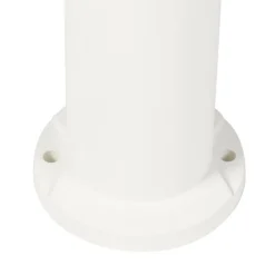 QAZQA Gartenbeleuchtung|Stehlampen Außen*Moderner Außenmast weiß 40 cm IP55 inkl. GU10 3-stufig dimmen bis warm - Carlo