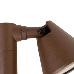 QAZQA Gartenbeleuchtung|Stehlampen Außen*Moderner Außenpfosten rostbraun 100 cm IP44 verstellbar - Ciara