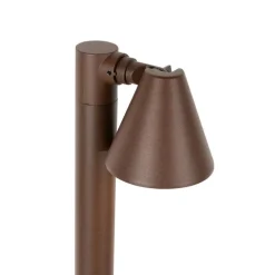 QAZQA Gartenbeleuchtung|Stehlampen Außen*Moderner Außenpfosten rostbraun 100 cm IP44 verstellbar - Ciara