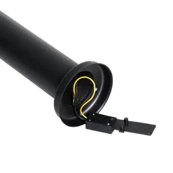 QAZQA Gartenbeleuchtung|Laternen Außen*Moderner Außenpfosten schwarz 100 cm - Elly