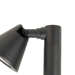 QAZQA Gartenbeleuchtung|Stehlampen Außen*Moderner Außenpfosten schwarz 30 cm IP44 verstellbar - Ciara