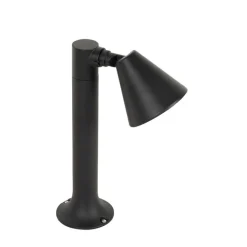 QAZQA Gartenbeleuchtung|Stehlampen Außen*Moderner Außenpfosten schwarz 30 cm IP44 verstellbar - Ciara