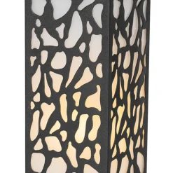 QAZQA Gartenbeleuchtung|Stehlampen Außen*Moderner Außenpoller schwarz 40 cm IP44 - Nicole