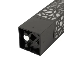 QAZQA Gartenbeleuchtung|Stehlampen Außen*Moderner Außenpoller schwarz 40 cm IP44 - Nicole