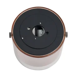 QAZQA Deckenstrahler|Aufbaustrahler*Moderner Aufbaustrahler Dunkelbronze mit Glas - Drain