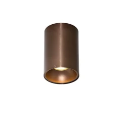QAZQA Deckenstrahler|Aufbaustrahler*Moderner Aufbaustrahler Dunkelbronze GU10 50mm - Deep