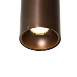 QAZQA Deckenstrahler|Aufbaustrahler*Moderner Aufbaustrahler Dunkelbronze GU10 50mm - Deep