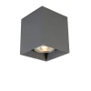 QAZQA Deckenstrahler|Aufbaustrahler*Moderner Aufbaustrahler Dunkelgrau GU10 50mm - Qubo