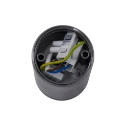 QAZQA Deckenstrahler|Aufbaustrahler*Moderner Aufbaustrahler Gunmetal GU10 50mm - Tuba