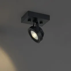 QAZQA Professional Led-Strahler|Led-Deckenleuchten*Moderner Aufbaustrahler schwarz inkl. dimmbarer LED - Apollo