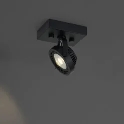 QAZQA Professional Led-Strahler|Led-Deckenleuchten*Moderner Aufbaustrahler schwarz inkl. dimmbarer LED - Apollo