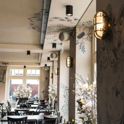 QAZQA Deckenstrahler|Aufbaustrahler*Moderner Aufbaustrahler schwarz GU10 50mm - Tubo