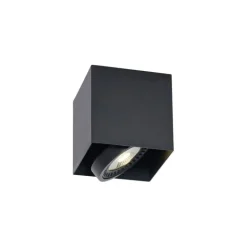 QAZQA Professional Wandstrahler|Deckenstrahler*Moderner Aufbaustrahler schwarz inkl. LED dimmbar - Dionysos