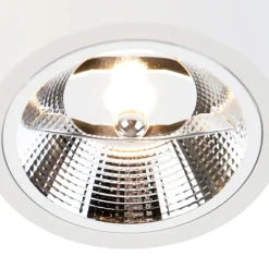 QAZQA Küchenlampen|Aufbaustrahler*Moderner Aufbaustrahler weiß GU10 111mm - Expert