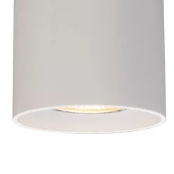 QAZQA Deckenstrahler|Aufbaustrahler*Moderner Aufbaustrahler weiß GU10 50mm - Tubo