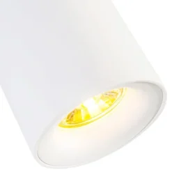 QAZQA Küchenlampen|Deckenstrahler*Moderner Aufbaustrahler weiß GU10 50mm - Ronda