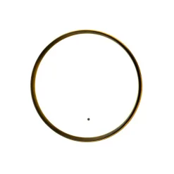 QAZQA Badezimmerlampen|Spiegel Mit Beleuchtung*Moderner Badezimmerspiegel schwarz inkl. LED und Touchdimmer - Pim