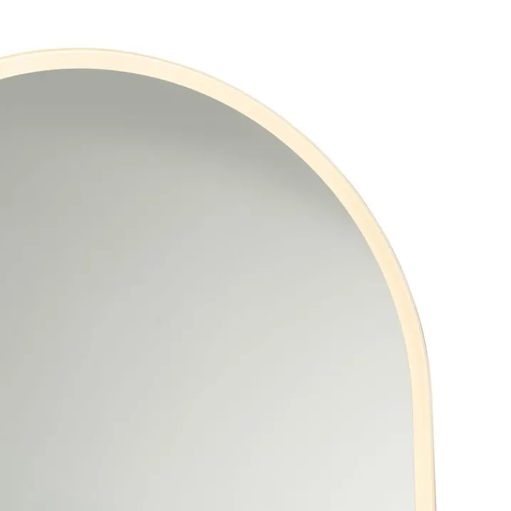 QAZQA Badezimmerlampen|Spiegel Mit Beleuchtung*Moderner Badezimmerspiegel inkl. LED und Touchdimmer - Bouwina