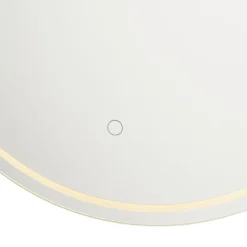 QAZQA Badezimmerlampen|Spiegel Mit Beleuchtung*Moderner Badezimmerspiegel 60 cm inkl. LED und Touchdimmer - Sebas