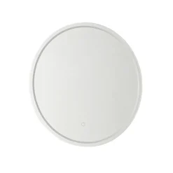 QAZQA Badezimmerlampen|Spiegel Mit Beleuchtung*Moderner Badezimmerspiegel 60 cm inkl. LED und Touchdimmer - Sebas