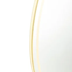 QAZQA Badezimmerlampen|Spiegel Mit Beleuchtung*Moderner Badezimmerspiegel 60 cm inkl. LED und Touchdimmer - Sebas