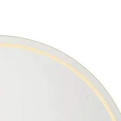 QAZQA Badezimmerlampen|Spiegel Mit Beleuchtung*Moderner Badezimmerspiegel 60 cm inkl. LED und Touchdimmer - Sebas