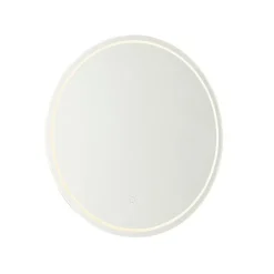 QAZQA Badezimmerlampen|Spiegel Mit Beleuchtung*Moderner Badezimmerspiegel 60 cm inkl. LED und Touchdimmer - Sebas