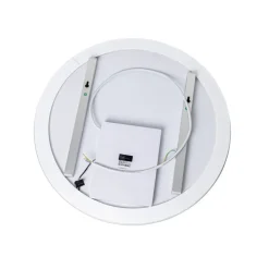 QAZQA Badezimmerlampen|Spiegel Mit Beleuchtung*Moderner Badezimmerspiegel 60 cm inkl. LED und Touchdimmer - Sebas