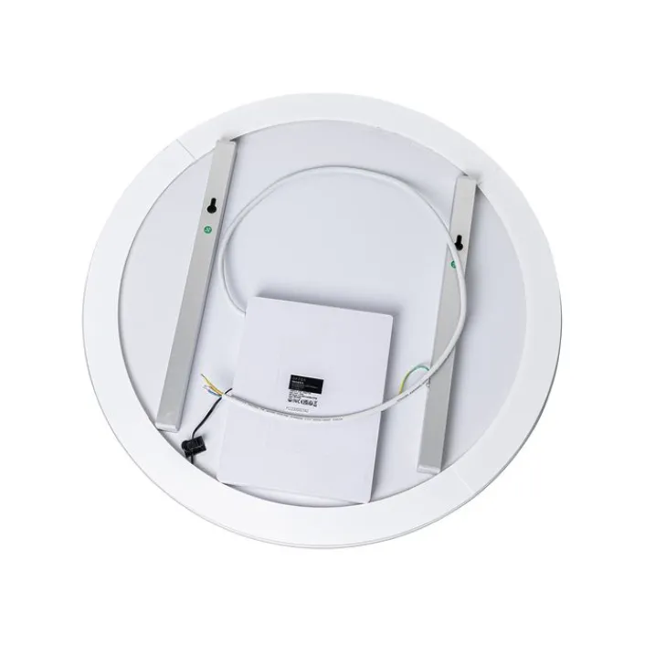 QAZQA Badezimmerlampen|Spiegel Mit Beleuchtung*Moderner Badezimmerspiegel 60 cm inkl. LED und Touchdimmer - Sebas