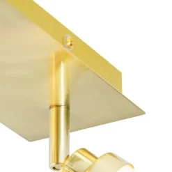 QAZQA Badezimmerlampen|Deckenstrahler*Moderner Badezimmerspot Stahl 3-Licht IP44 - Japie