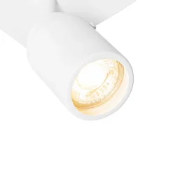 QAZQA Badezimmerlampen|Wandstrahler*Moderner Badezimmerspot weiß quadratisch IP44 - Ducha