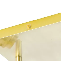 QAZQA Badezimmerlampen|Deckenstrahler*Moderner Badspot Messing quadratisch 2-flammig IP44 - Ducha