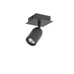 QAZQA Badezimmerlampen|Deckenstrahler*Moderner Badspot schwarz quadratisch IP44 - Ducha