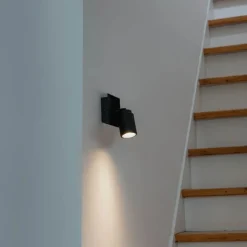 QAZQA Badezimmerlampen|Deckenstrahler*Moderner Badspot schwarz quadratisch IP44 - Ducha