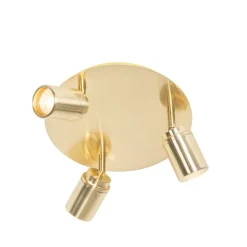 QAZQA Gartenbeleuchtung|Badezimmerlampen*Moderner Badstrahler Messing 3-flammig IP44 - Ducha