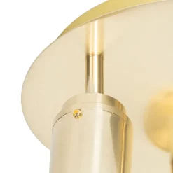 QAZQA Gartenbeleuchtung|Badezimmerlampen*Moderner Badstrahler Messing 3-flammig IP44 - Ducha