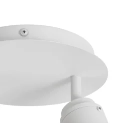 QAZQA Badezimmerlampen|Deckenstrahler*Moderner Badstrahler weiß 2-flammig IP44 - Ducha