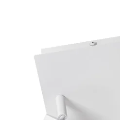 QAZQA Badezimmerlampen|Deckenstrahler*Moderner Badstrahler weiß quadratisch 2-flammig IP44 - Ducha