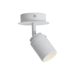 QAZQA Badezimmerlampen|Wandstrahler*Moderner Badstrahler weiß IP44 - Ducha