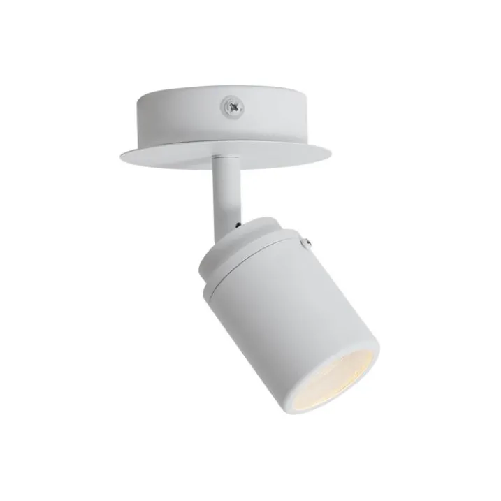 QAZQA Badezimmerlampen|Wandstrahler*Moderner Badstrahler weiß IP44 - Ducha