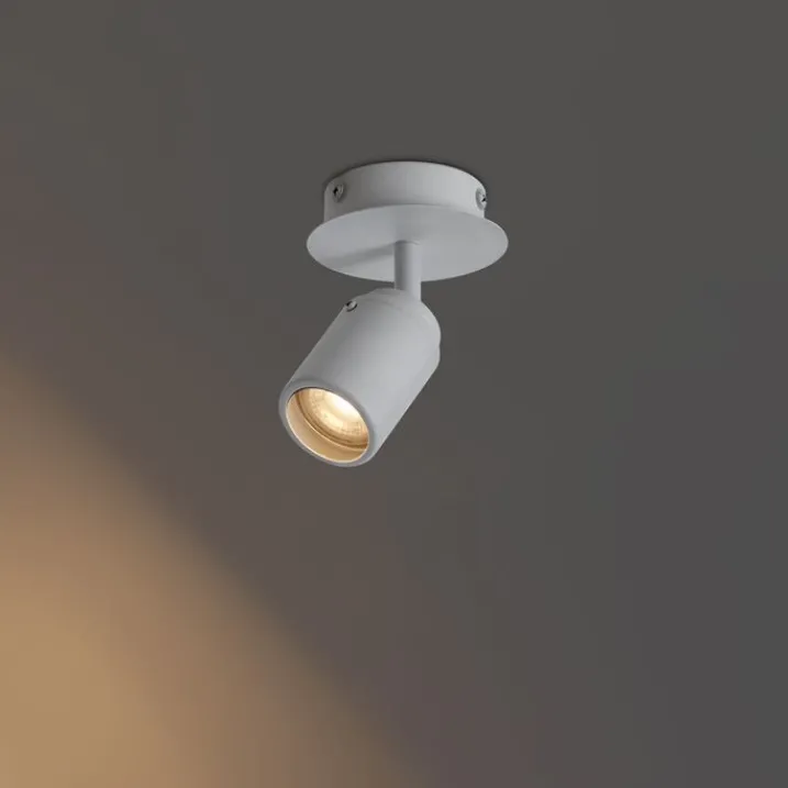 QAZQA Badezimmerlampen|Wandstrahler*Moderner Badstrahler weiß IP44 - Ducha