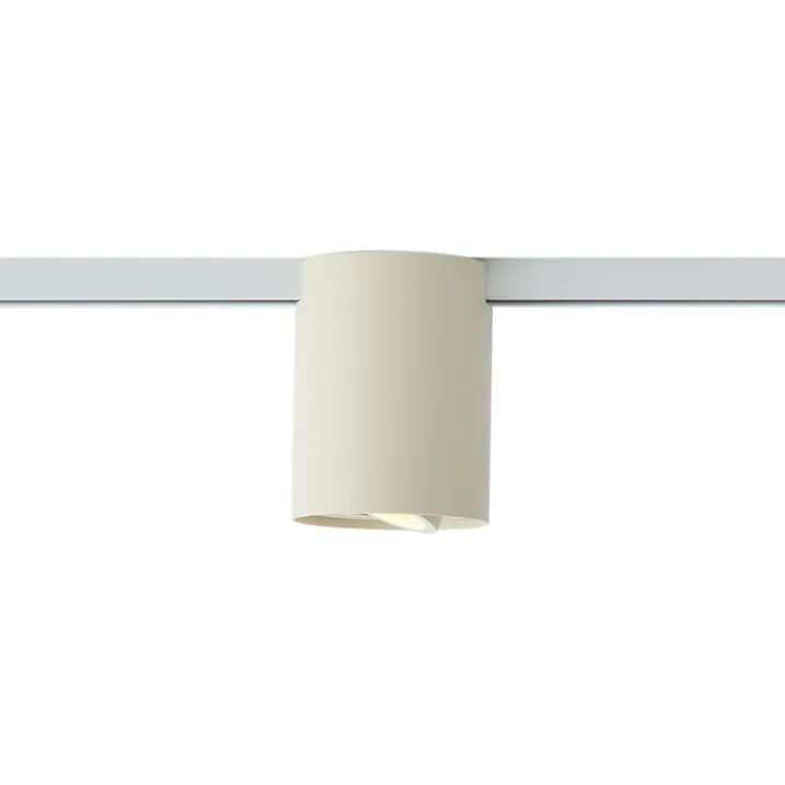 QAZQA Deckenstrahler|Aufbaustrahler*Moderner beiger Strahler für 1-Phasen-Schienensystem - Iconic Rondoo Up