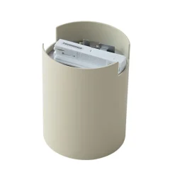 QAZQA Deckenstrahler|Aufbaustrahler*Moderner beiger Strahler für 1-Phasen-Schienensystem - Iconic Rondoo Up